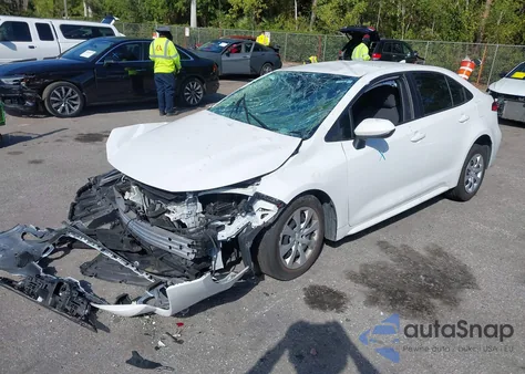 2021 Toyota Corolla Le из США, поврежденный, VIN 5YFEPMAEXMP150034